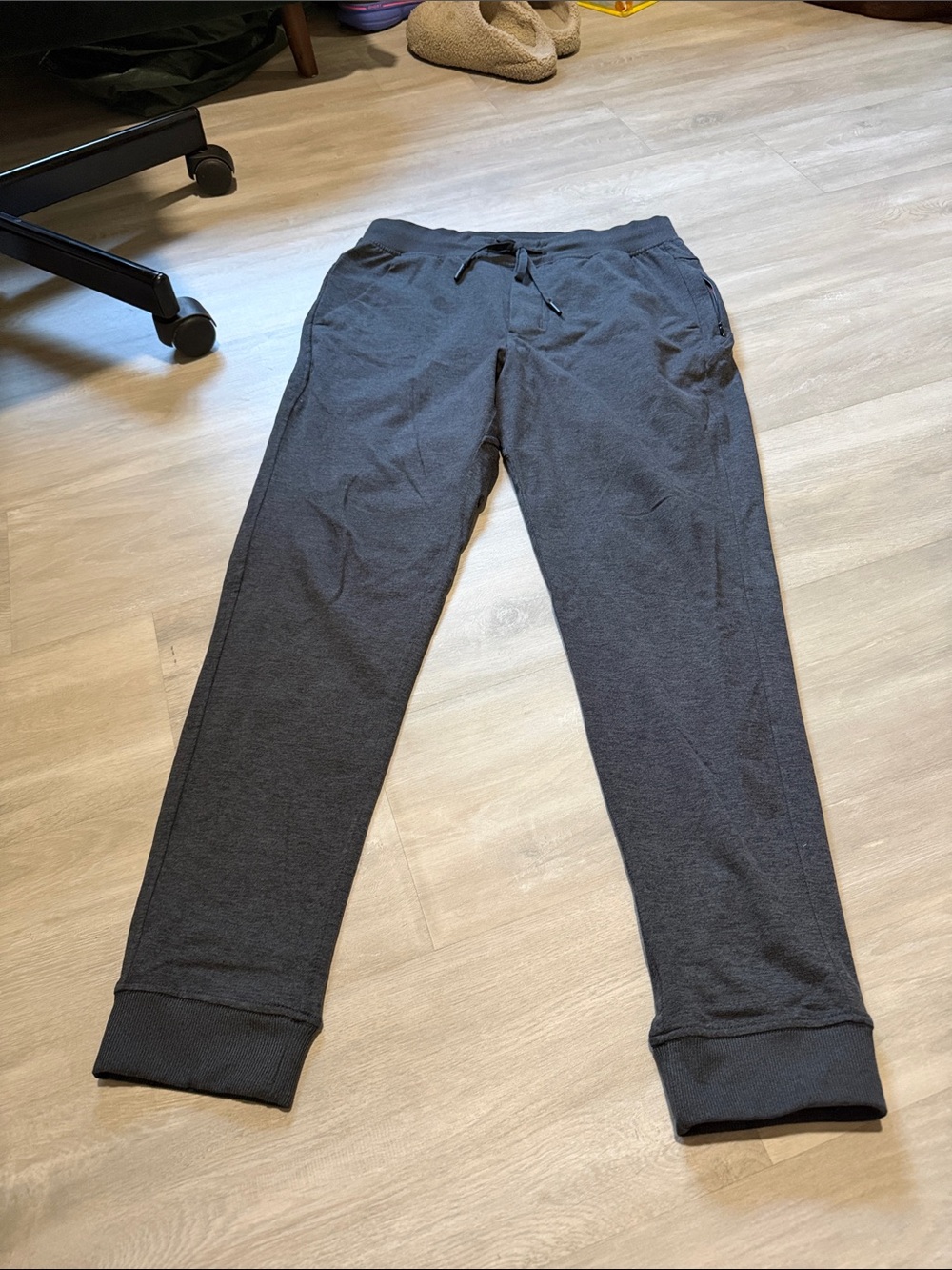 Birddogs Dark Gray Slim Jogger Sweatpants with Drawstring medium